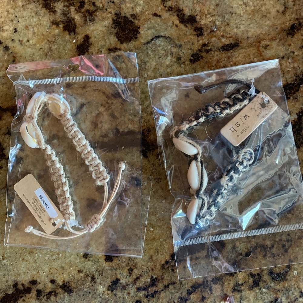 VSCO shell braided bracelet
